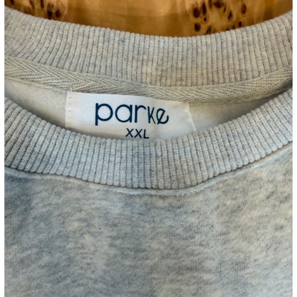 Parke Gray and Navy Sweatshirt - Picture 3 of 4